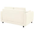 SCHLAFSOFA  in Chenille Creme  - Creme/Schwarz, KONVENTIONELL, Kunststoff/Textil (161/90/108cm) - Carryhome