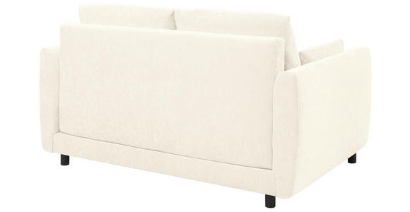 SCHLAFSOFA  in Chenille Creme  - Creme/Schwarz, KONVENTIONELL, Kunststoff/Textil (161/90/108cm) - Carryhome