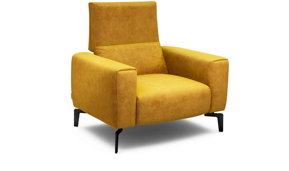 Sensoo Sessel Cosy Gelb 110x85x86-94 cm