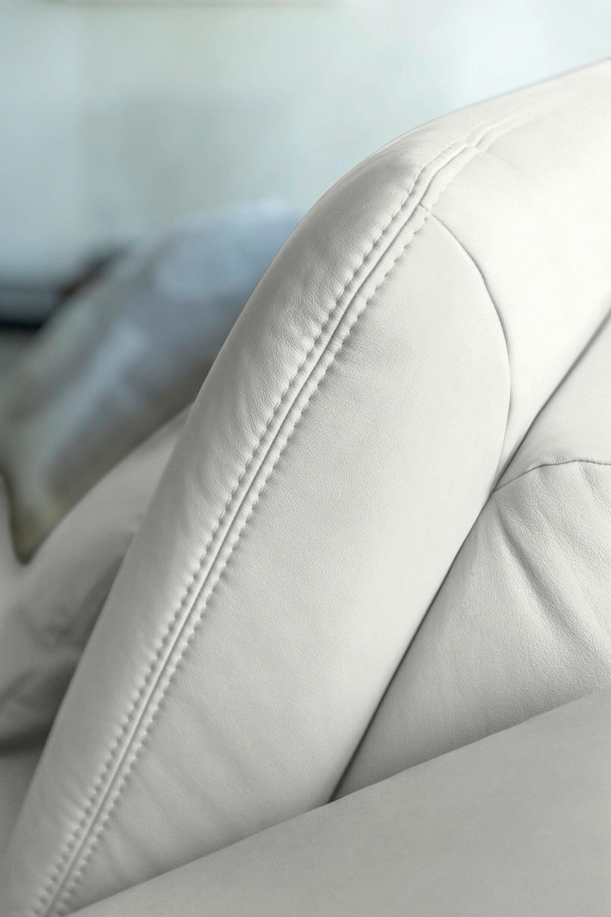 ECKSOFA JOOP! STUDIO in Echtleder Weiß  180/301 cm  - Schwarz/Weiß, KONVENTIONELL, Leder/Metall (180/301cm) - Joop!