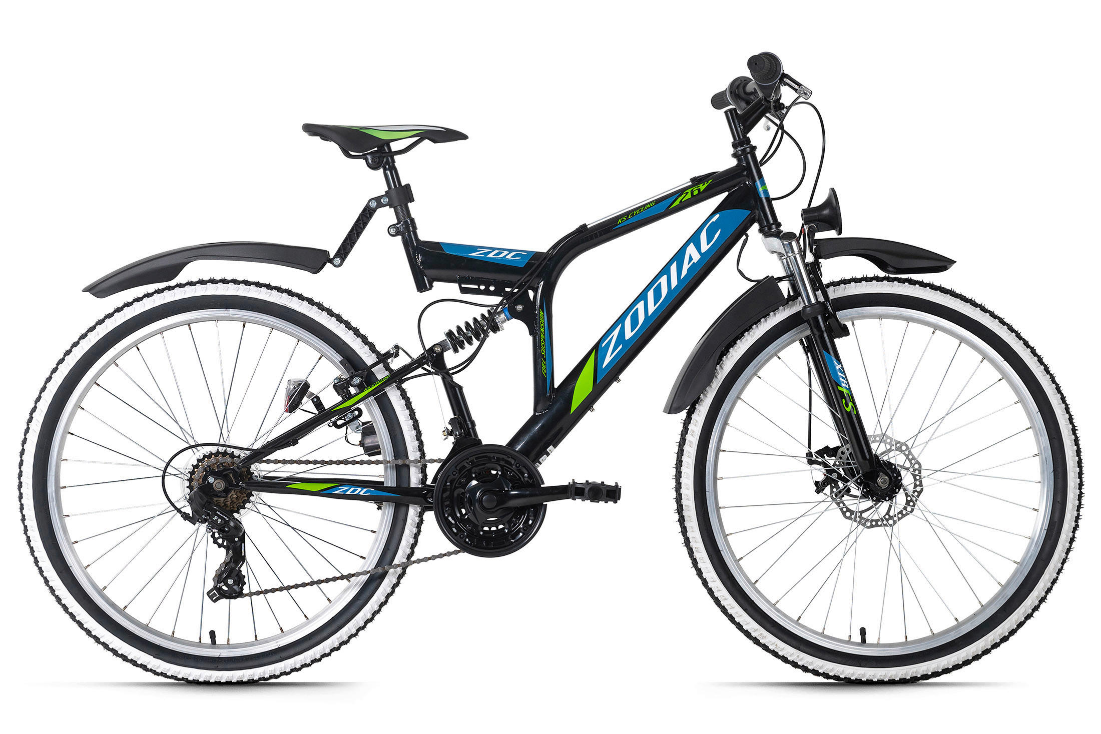 MOUNTAINBIKE 26 Zoll  - Blau/Schwarz, Basics, Metall (180/70/100cm) - KS Cycling