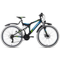 MOUNTAINBIKE 26 Zoll  - Blau/Schwarz, Basics, Metall (180/70/100cm) - Atrigo
