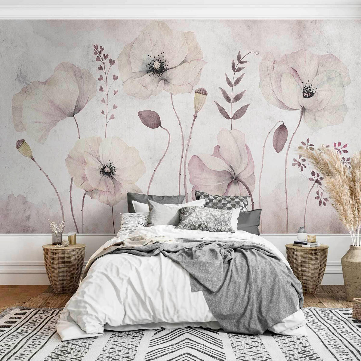 FOTOTAPETE  - Violett/Creme, LIFESTYLE, Textil (200/140cm) - artgeist