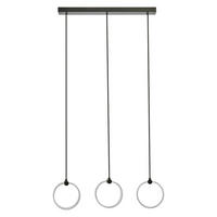 LED-PENDELLEUCHTE 66/5.2/121 cm  - Schwarz, Design, Kunststoff (66/5.2/121cm) - Osram