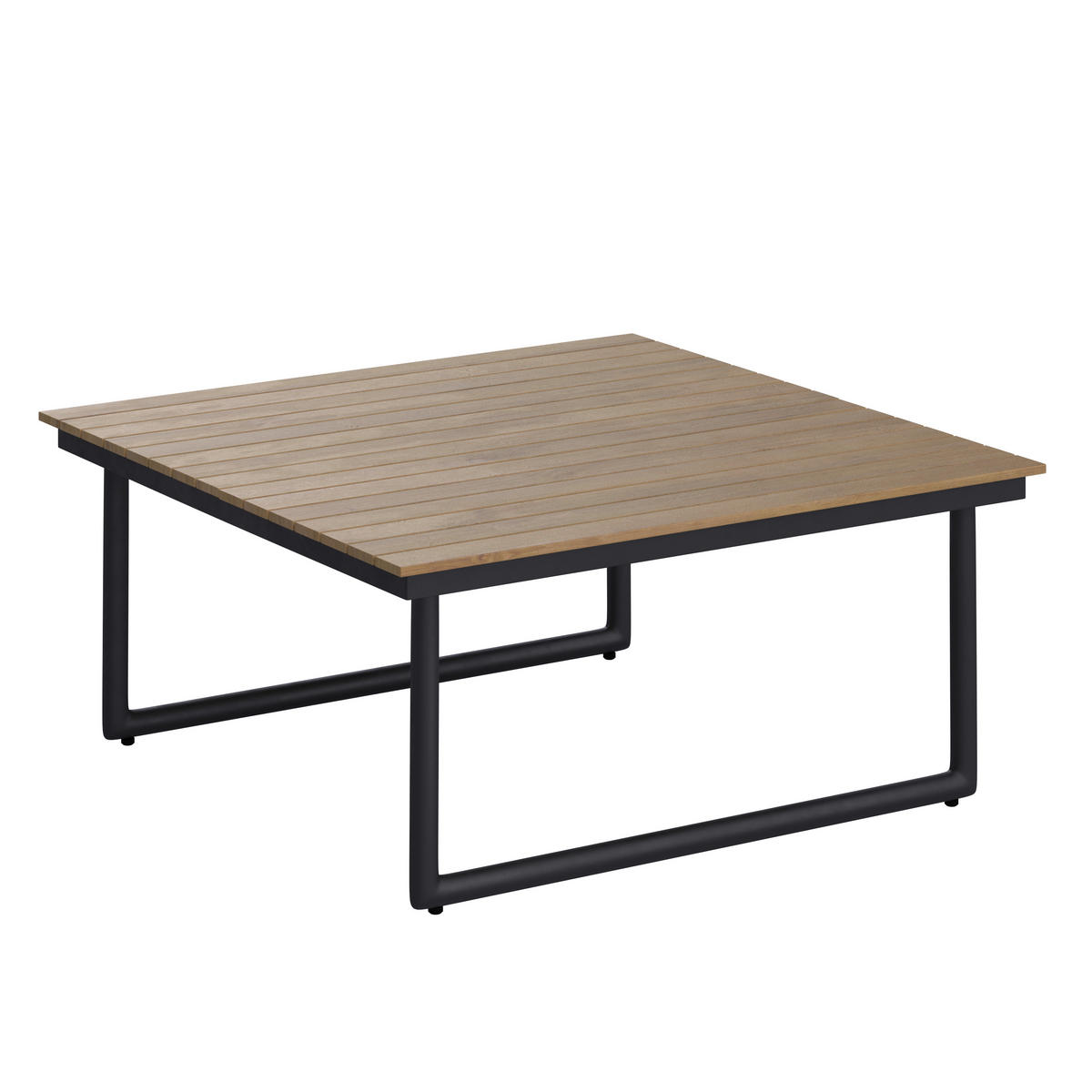 LOUNGEGARNITUR Teakholz Aluminium  - Dunkelgrau, MODERN, Holz/Metall - Ambia Garden