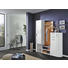 GARDEROBE Eichefarben, Weiß - Eichefarben/Weiß, Design, Glas/Holz (184,4/205,7/36cm) - Ambiente by Hülsta