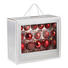 CHRISTBAUMKUGEL-SET 42-teilig Rot - Rot, Basics, Glas CHRISTBAUMKUGEL-SET 42-teilig Rot - Rot, Basics, Glas