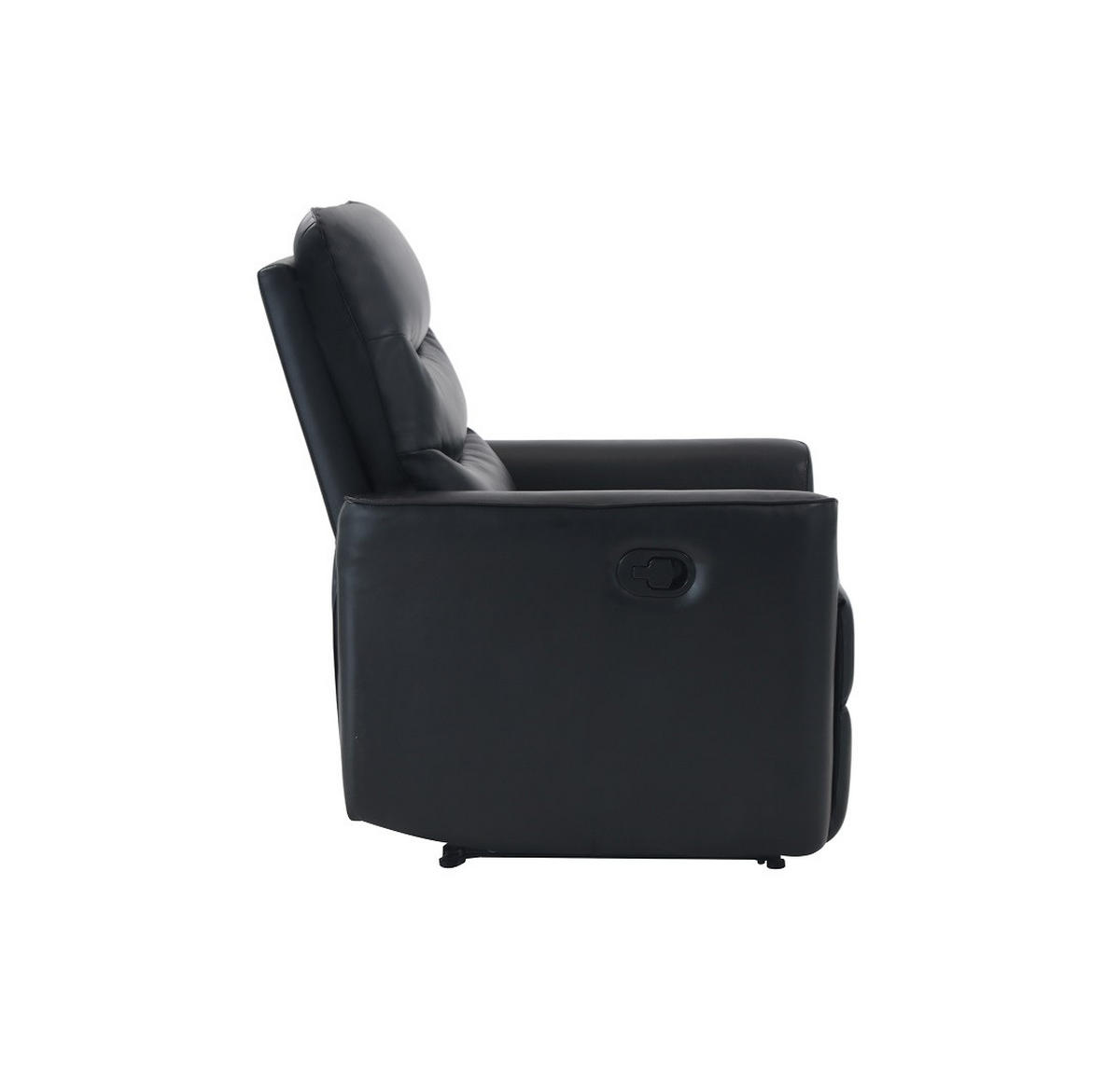 TV-FOTEL - fekete, Konventionell, textil/fém (76/105/88cm) - MID.YOU
