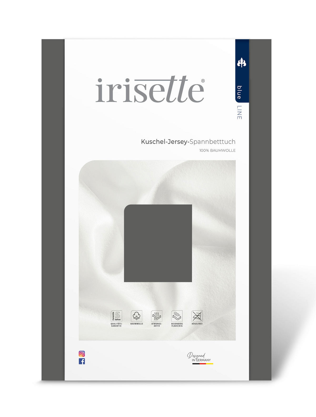 SPANNBETTTUCH Jersey  - Anthrazit, KONVENTIONELL, Textil (140-160/200cm) - Irisette