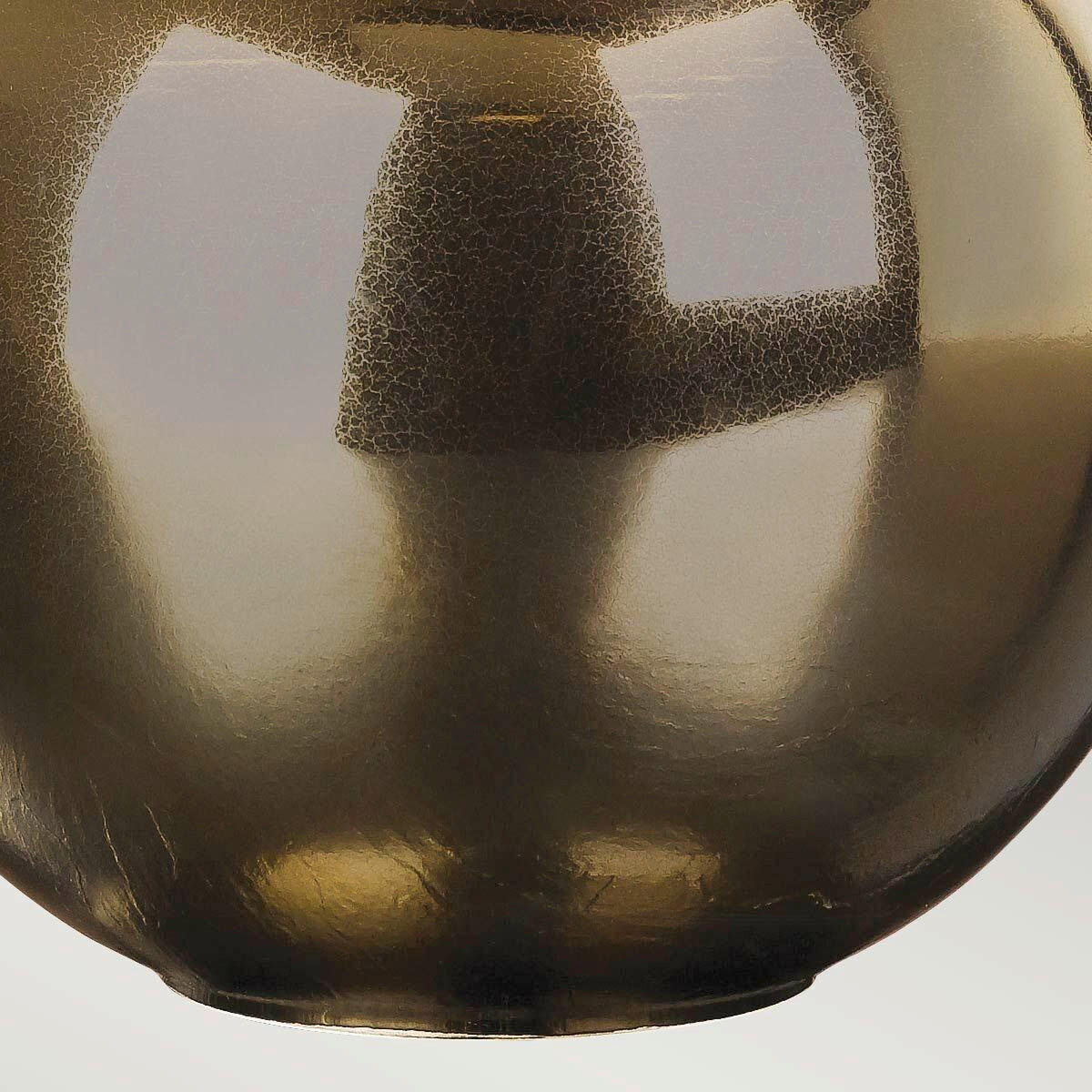 TISCHLEUCHTE Ottoman 71/46 cm  - Braun/Bronzefarben, KONVENTIONELL, Keramik/Textil (71/46cm) - Elstead Lighting