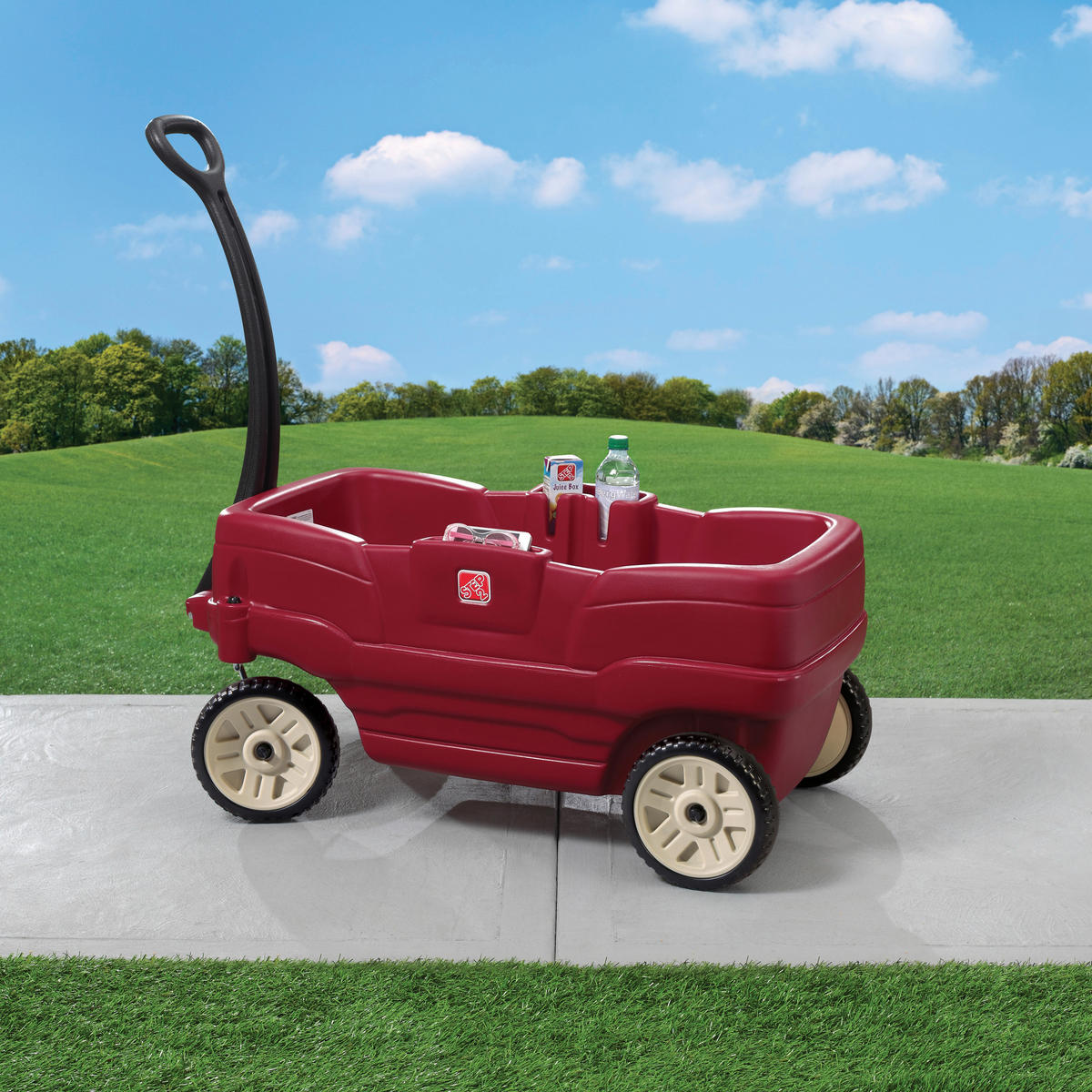 BOLLERWAGEN Rot 104,1/50,8/99,1 cm  - Rot, KONVENTIONELL, Kunststoff (104,1/50,8/99,1cm) - Ambia Garden