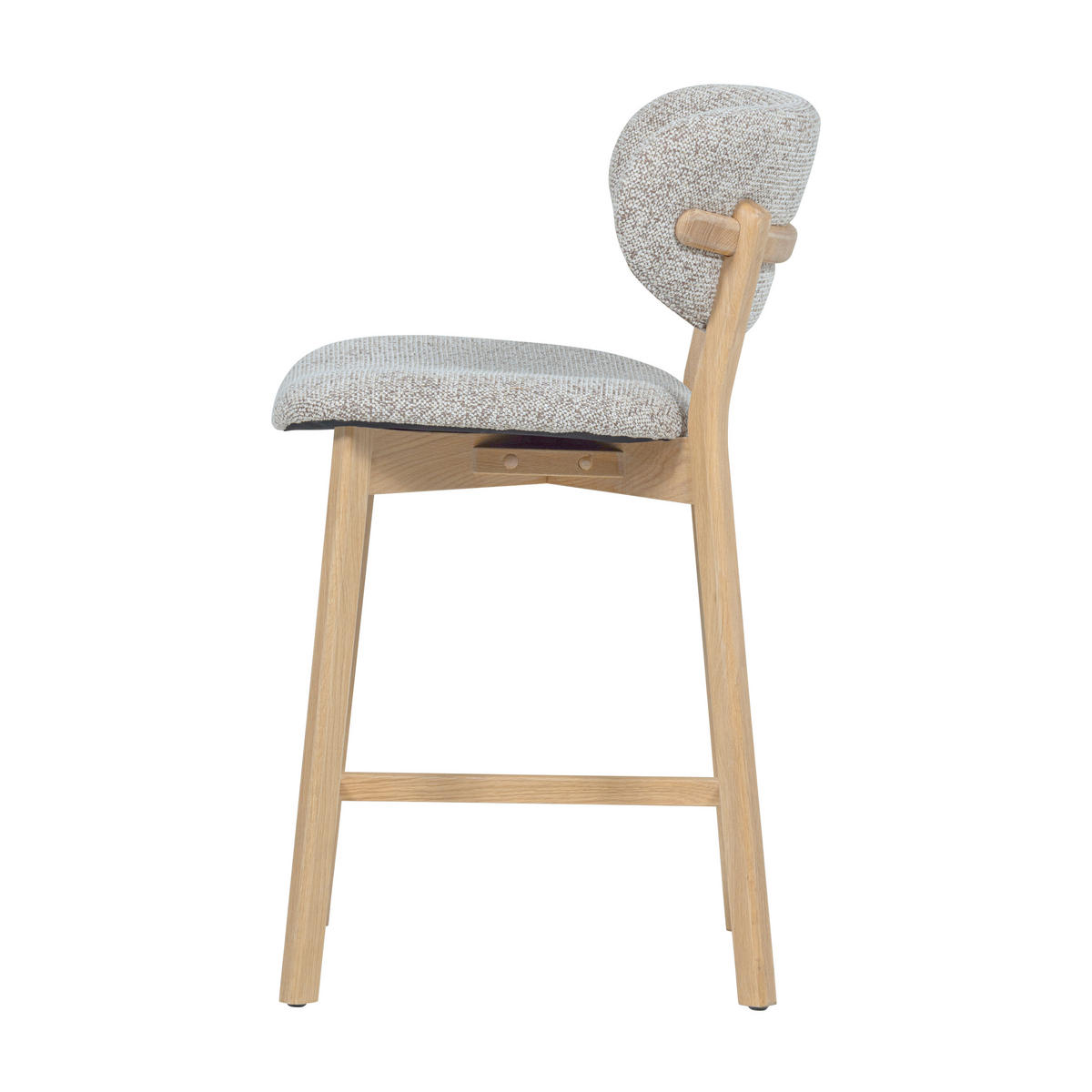 BARHOCKER in Naturfarben  - Naturfarben, MODERN, Holz/Textil (51/94/58cm) - Livetastic