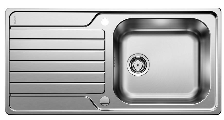 SPÜLE 524255  - Edelstahlfarben, Basics, Metall (100/19/50cm) - Blanco