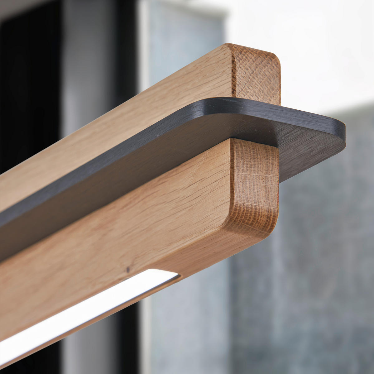 LED-HÄNGELEUCHTE Laurenz 148/6/6,5 cm   - Wildeiche, Natur, Holz (148/6/6,5cm) - Ambiente