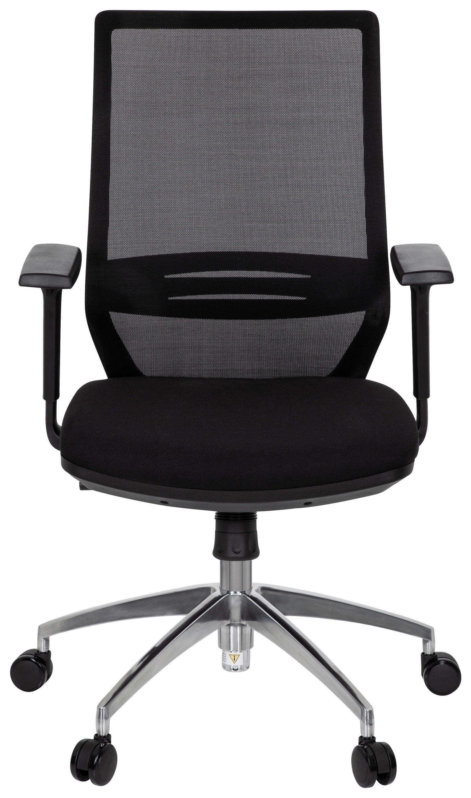 OTOČNÁ ŽIDLE, síťovina, plochá tkanina, černá - černá, Moderní, kov/textil (60/110/61cm) - MID.YOU