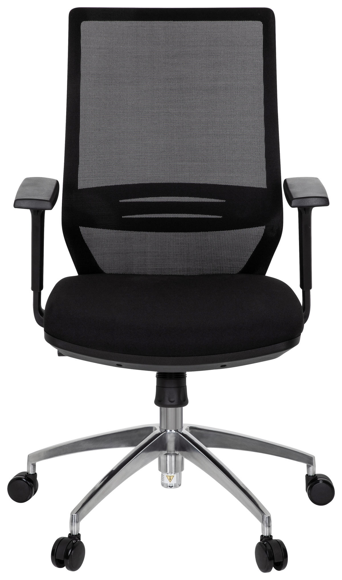 OTOČNÁ ŽIDLE, síťovina, plochá tkanina, černá - černá, Moderní, kov/textil (60/110/61cm) - MID.YOU