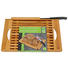 Schneidebrett mit Messer Holz Bambus - Braun, Basics, Holz (39/24/20cm)