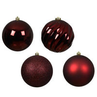 CHRISTBAUMKUGEL-SET  - Basics (14,00/14,00/14,00cm) - X-Mas