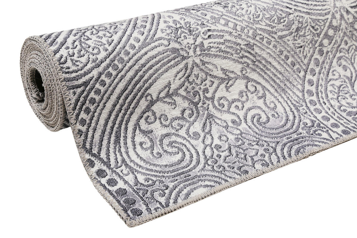 VINTAGE-TEPPICH 160/230 cm Grace Grau  - Grau, Design, Textil (160/230cm) - WECON HOME