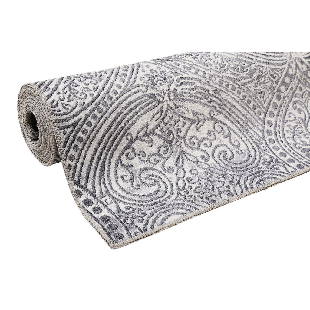 Thumbnail - Novel Vintage-Teppich Grace, Grau, Textil, orientalisch, rechteckig, 80x150 cm, Textiles Vertrauen - Oeko-Tex®, Hohenste...