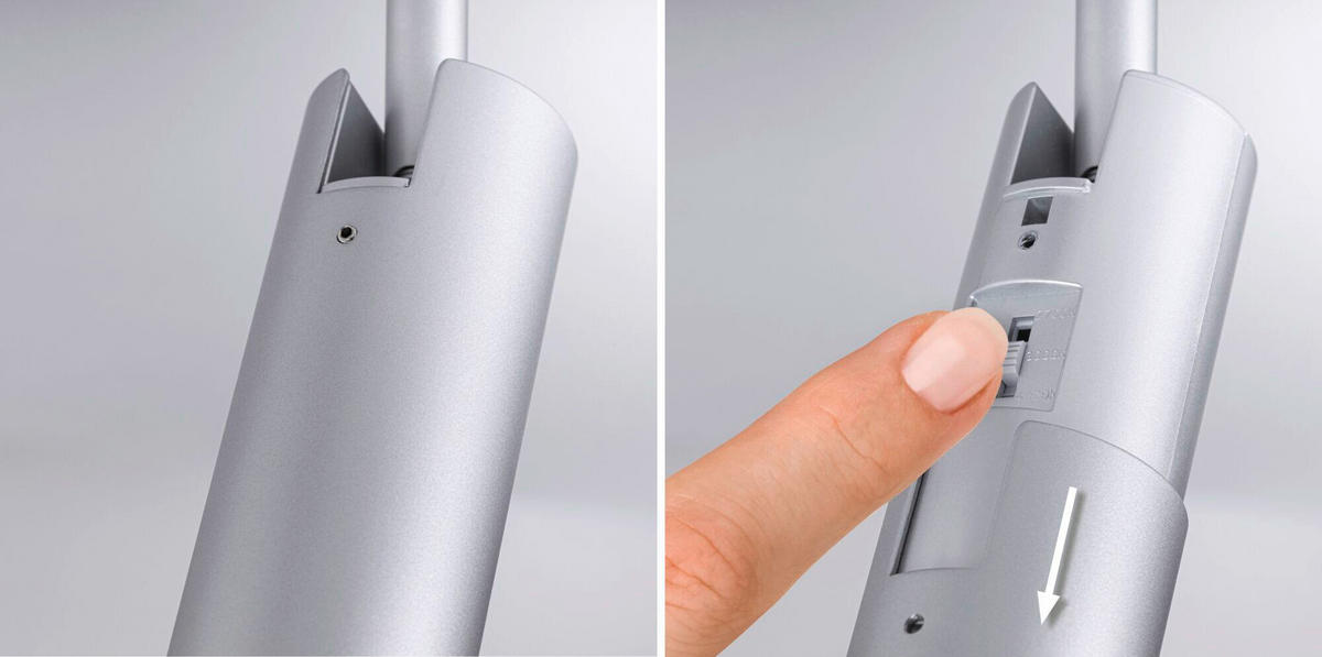 SCHIENENSYSTEM-STRAHLER URail 4,3/19 cm  - Chromfarben, Basics, Metall (4,3/19cm) - Paulmann