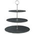 ETAGERE 30/34 cm - Silberfarben/Schwarz, KONVENTIONELL, Stein/Metall (30/34cm) - Ambia Home ETAGERE 30/34 cm - Silberfarben/Schwarz, KONVENTIONELL, Stein/Metall (30/34cm) - Ambia Home