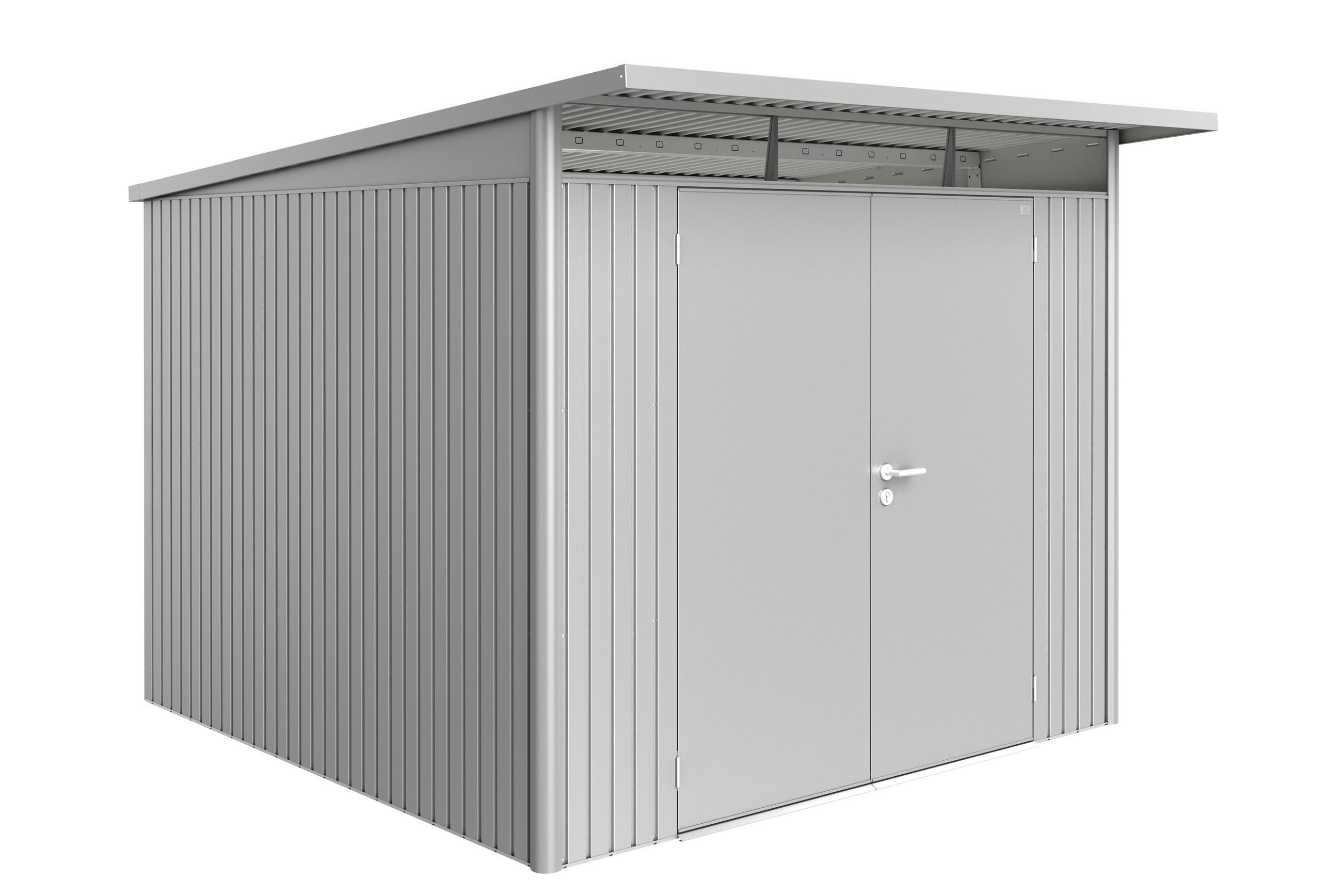 GERÄTESCHRANK 260/217/300 cm  - Silberfarben, Design, Metall (260/217/300cm) - Biohort