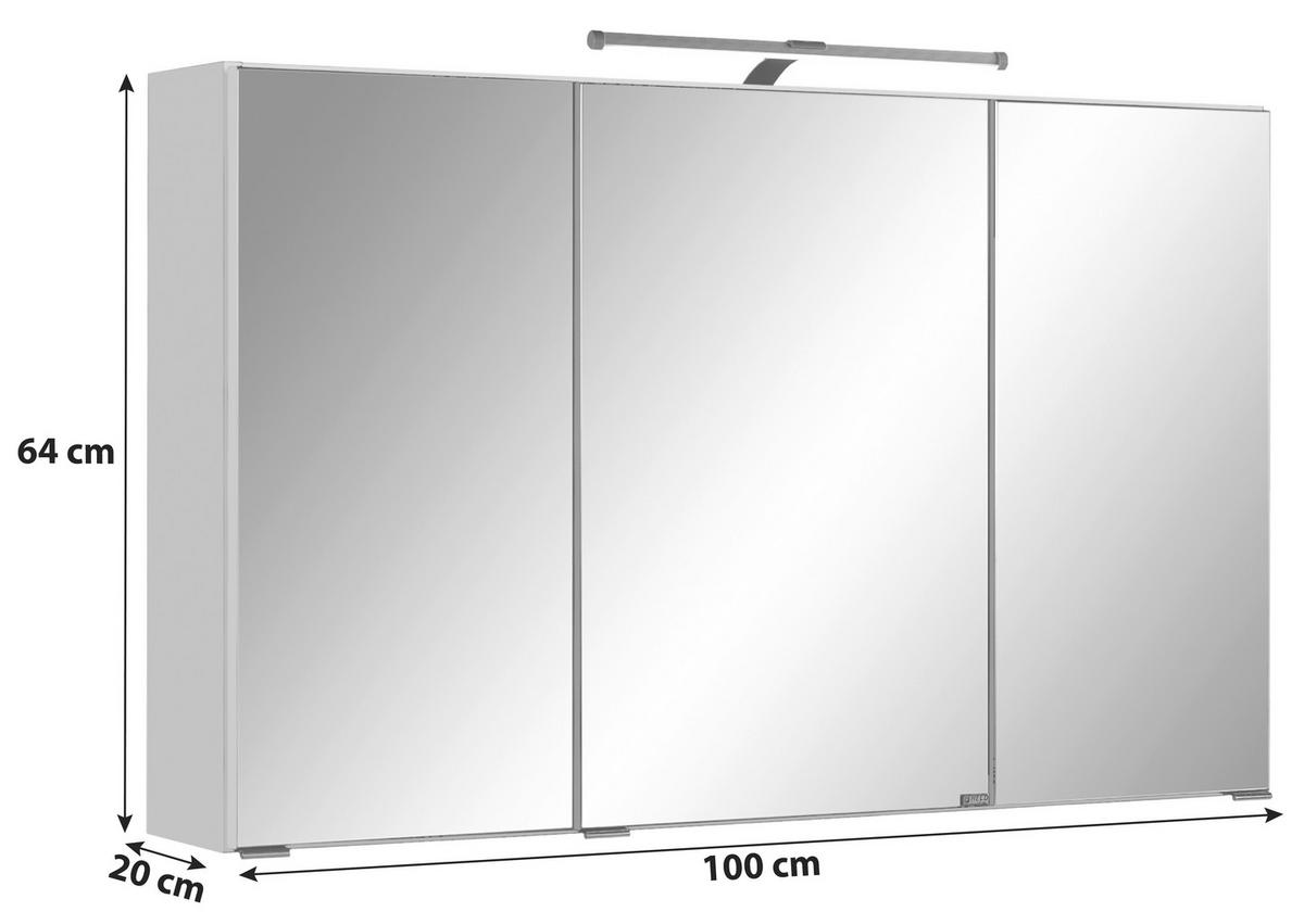 jetzt 100/64/20 nur online cm SPIEGELSCHRANK ➤ Held