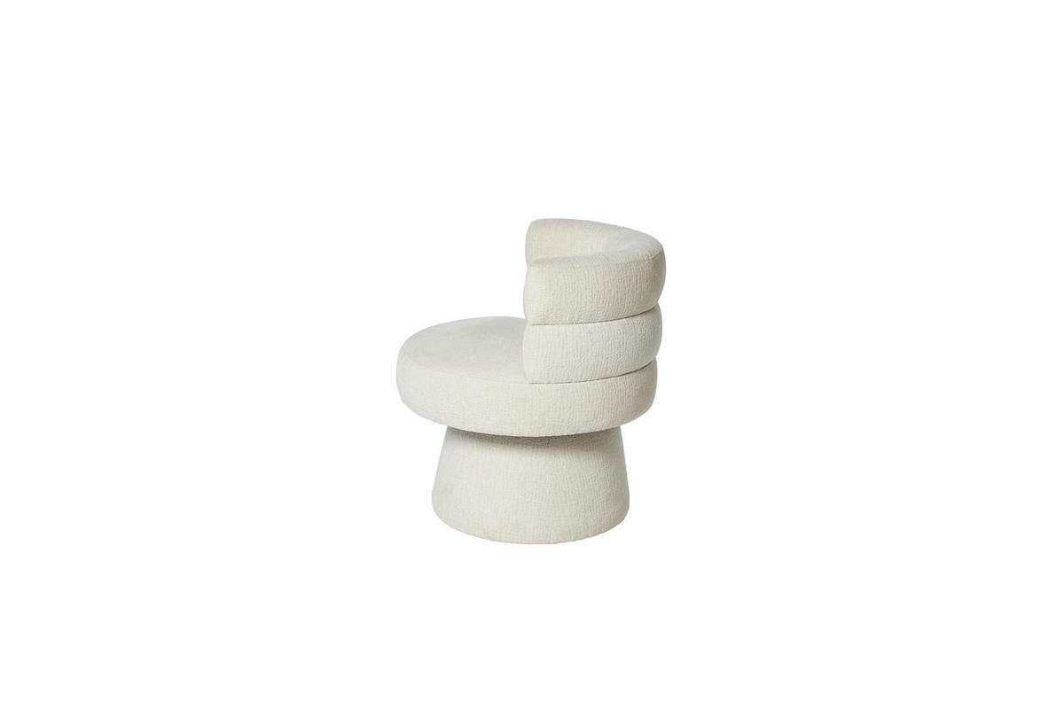 STUHL - Weiß, MODERN, Holz/Textil (66/73,5/67cm) - MID.YOU