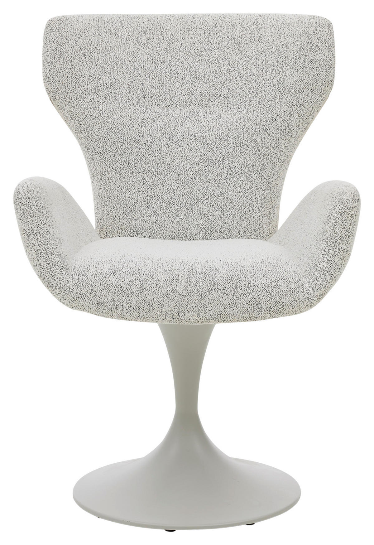 ARMLEHNSTUHL  in Bouclé  - Champagner/Grau, Design, Textil/Metall (65/93/68cm) - Musterring