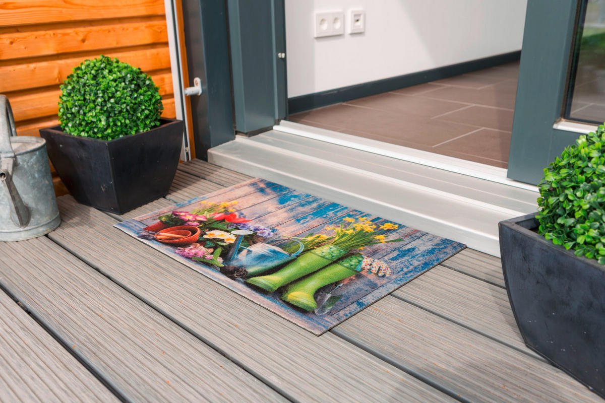 FUßMATTE 40/60 cm Deco Print  - Multicolor, Trend, Textil (40/60cm)