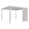 PERGOLA-SEITENTEIL 123/235/10 cm  - Weiß, Basics, Metall (123/235/10cm) - Gardenson