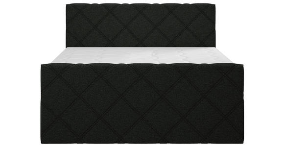 BOXSPRINGBETT 180/200 cm  in Schwarz  - Schwarz, KONVENTIONELL, Textil (180/200cm) - Esposa