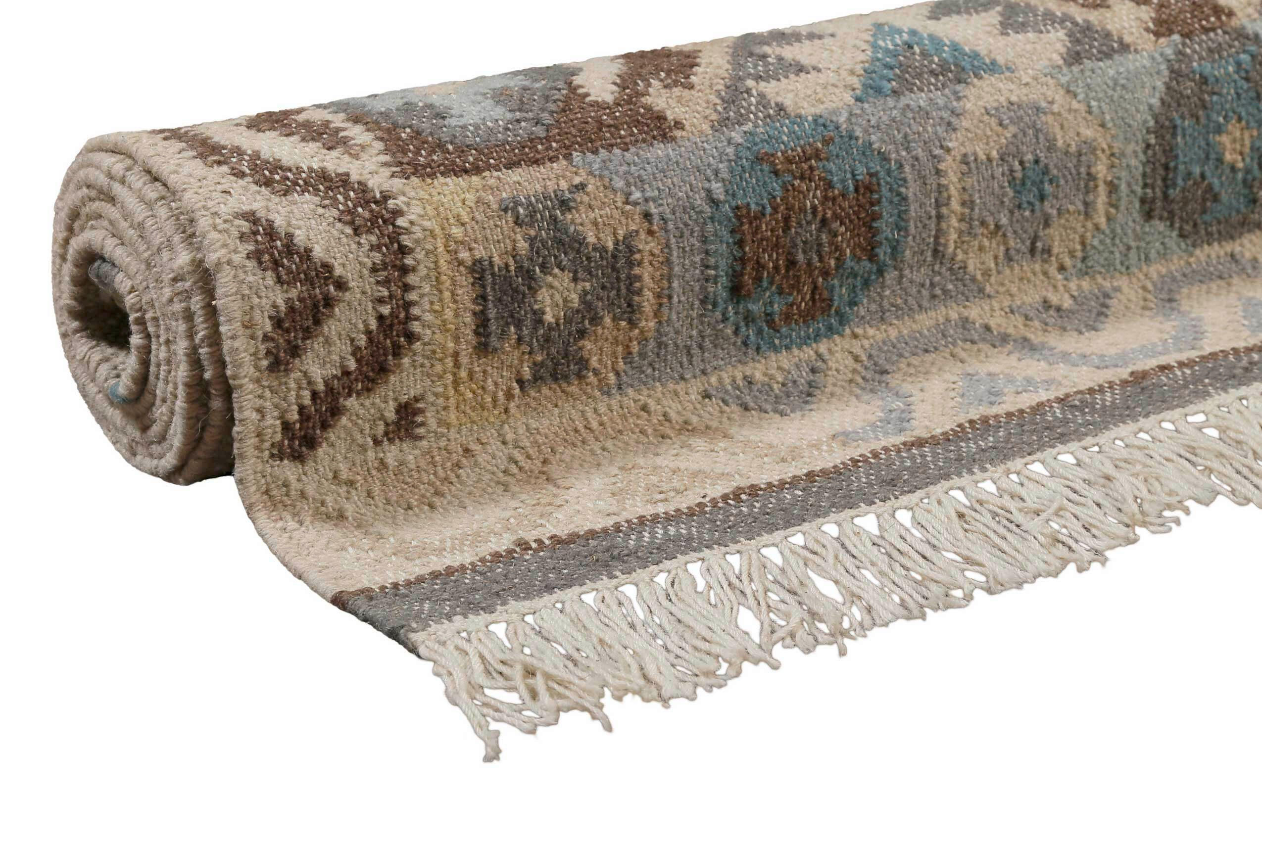 Thumbnail - Handwebteppich Migny, Mehrfarbig, Textil, Boho, rechteckig, 160x230 cm, für Fußbodenheizung geeignet, in verschiedenen G...