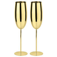 Set kozarcev 2/1 - zlate barve, Basics, kovina (270ml) - PADERNO