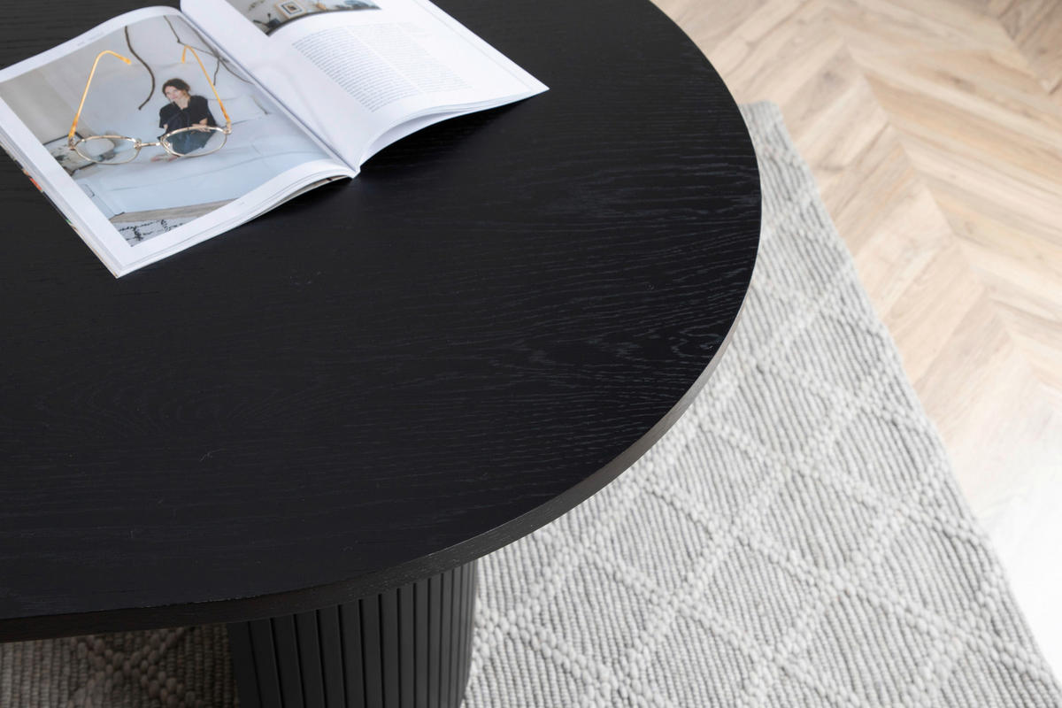 ESSTISCH in Holzwerkstoff, Holz 200/90/75 cm  - Schwarz, Design, Holz/Holzwerkstoff (200/90/75cm) - Livetastic