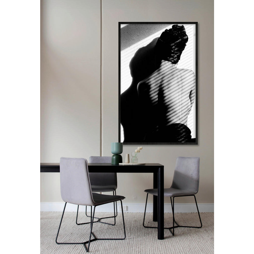 Thumbnail - Xxxl Bild Angèle Etoundi Essamba, Schwarz, Kunststoff, 98x148x10 cm, einfache und schnelle Anbringung, Bilder und Zubehö...