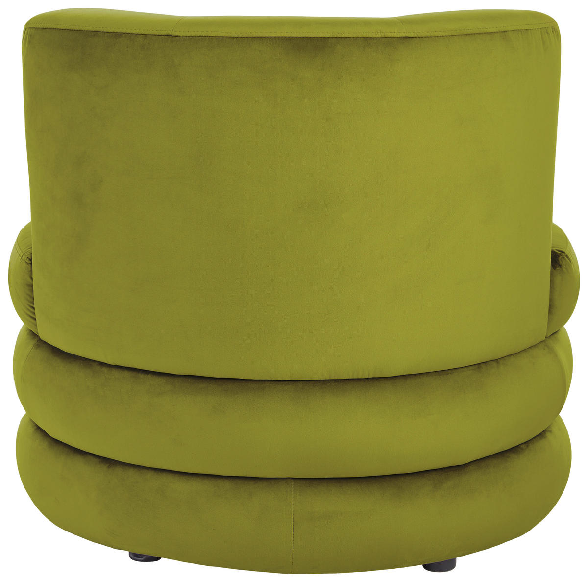 DESIGNSESSEL Flachgewebe Olivgrün    - Edelstahlfarben/Olivgrün, Trend, Textil/Metall (90/82/85cm) - Livetastic
