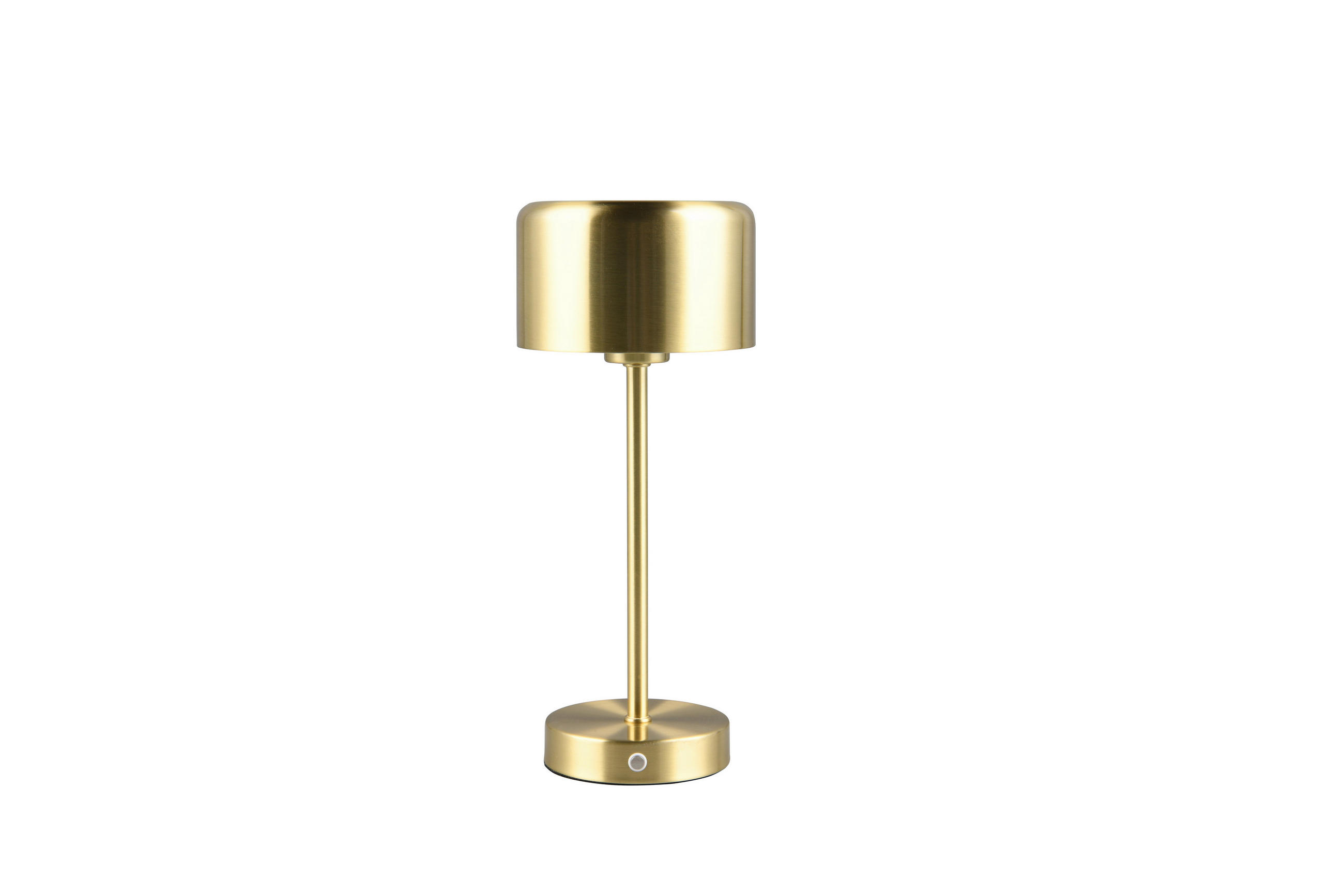 AKKU-TISCHLEUCHTE Jeff 12,6/30 cm  - Messingfarben, KONVENTIONELL, Metall (12,6/30cm)