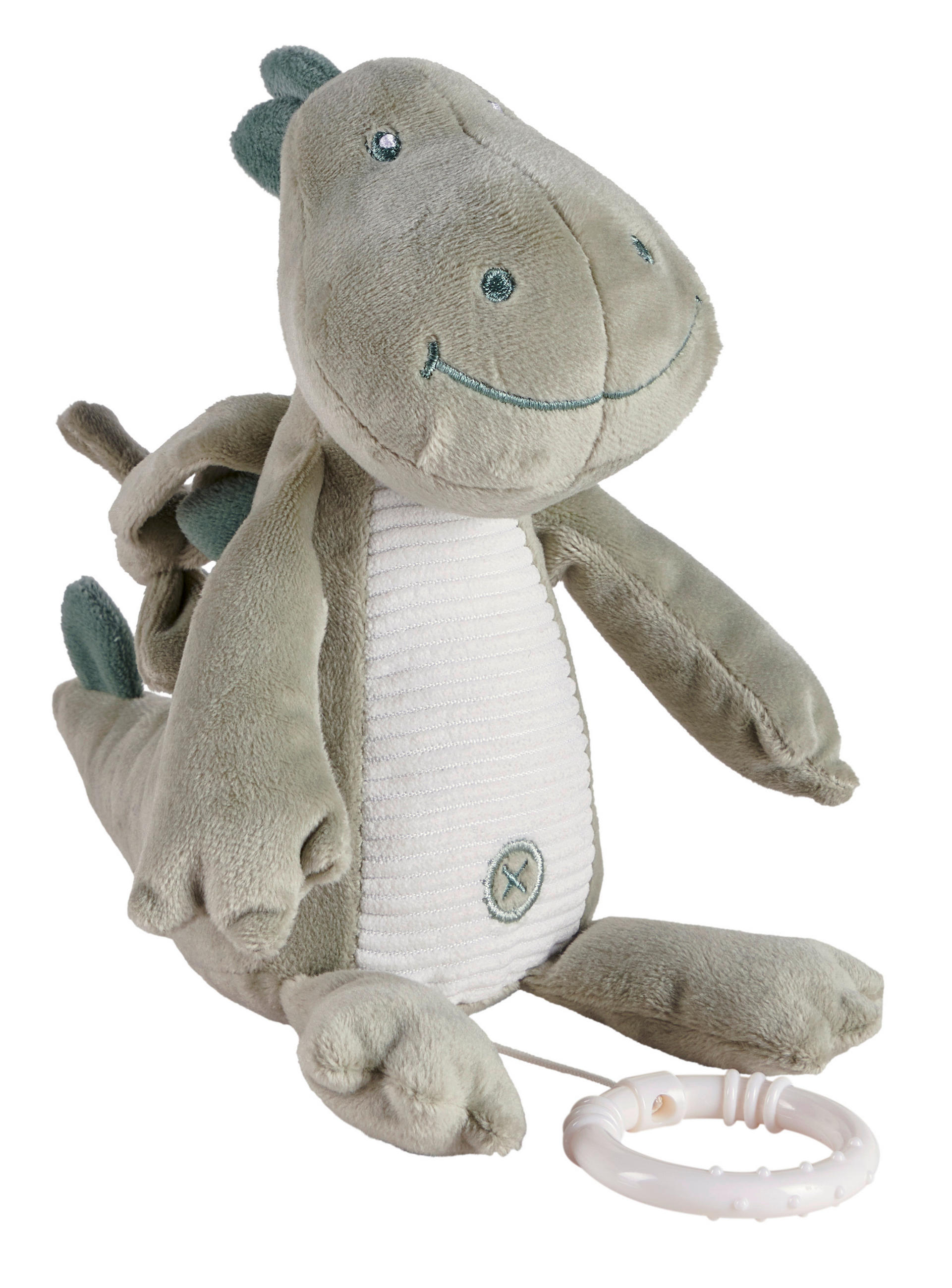 NATAHOVACÍ HRAČKA - zelená, Basics, textil/plast (22cm) - Patinio