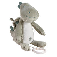 NATAHOVACÍ HRAČKA - zelená, Basics, textil/plast (22cm) - Patinio