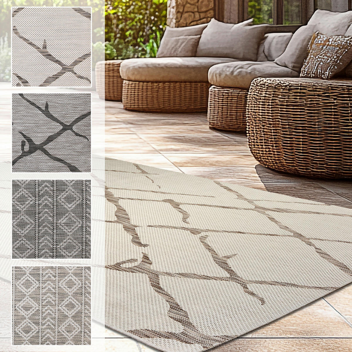 WEBTEPPICH 160/230 cm Sydney Beige rechteckig  - Beige, Basics, Kunststoff (160/230cm) - Astra