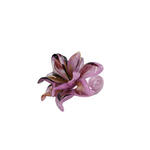 DEKOBLUME - Pink/Schwarz, Basics, Glas (14,5/14/10,5cm) - Ambia Home