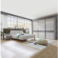 BETT 160/200 cm  Braun, Grau   - Braun/Grau, Design, Holzwerkstoff/Textil (160/200cm) - Dieter Knoll