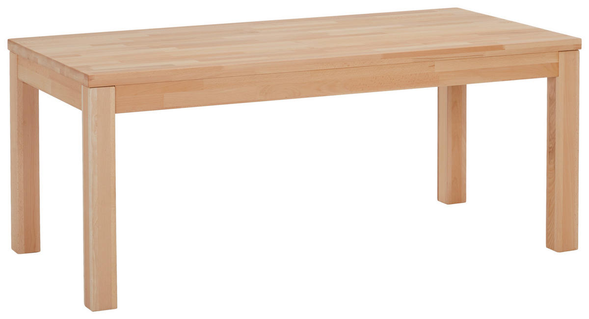 ESSTISCH in Holz 180-230/90/75 cm  - Kernbuche, Natur, Holz (180-230/90/75cm) - Livetastic