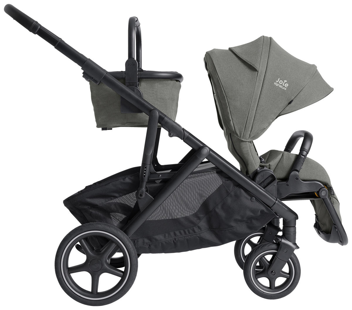 KOMBIKINDERWAGEN Joie Signature  - Olivgrün, Basics, Kunststoff (65/112,2/108,5cm) - JOIE SIGNATURE