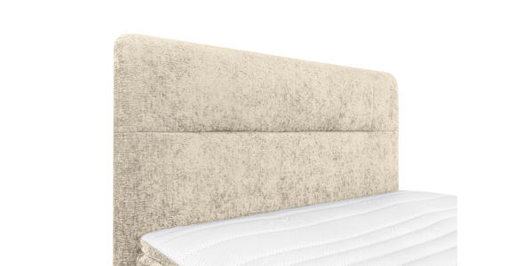 BOXSPRINGBETT 140/200 cm  in Champagner  - Champagner/Schwarz, Design, Textil/Metall (140/200cm) - Esposa