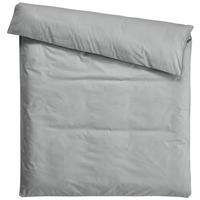 DUVETBEZUG -teilig Uno Satin 160/210 cm  - Platinfarben, Basics, Textil (160/210cm) - Dieter Knoll