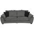 MEGASOFA in Textil Grau - Dunkelgrau/Dunkelbraun, LIFESTYLE, Holz/Textil (274/74/136cm) - Landscape MEGASOFA in Textil Grau - Dunkelgrau/Dunkelbraun, LIFESTYLE, Holz/Textil (274/74/136cm) - Landscape