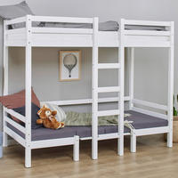 ETAGENBETT - Weiß, MODERN, Holz (90/200cm) - MID.YOU